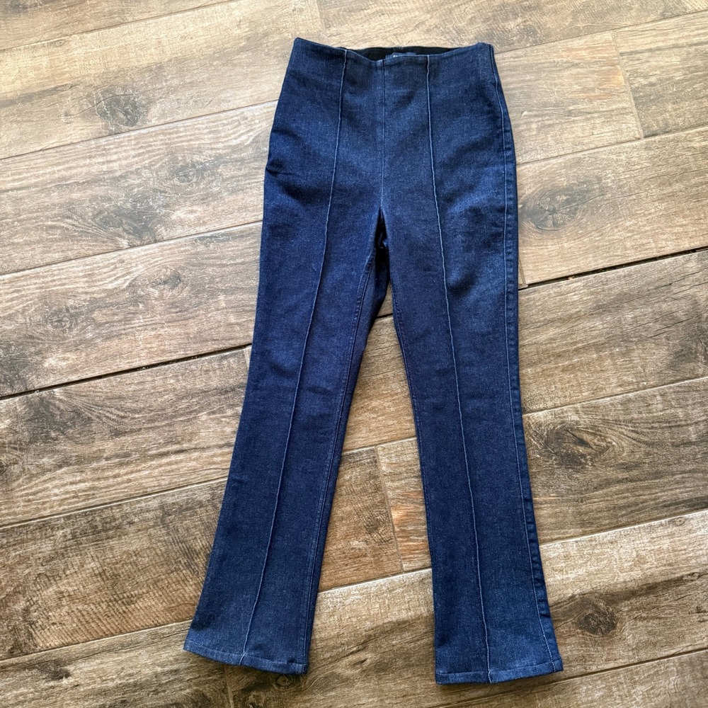 SPANX‎ Micro Flare Rawindigo Shapewear Jeans,Dark Wash, M